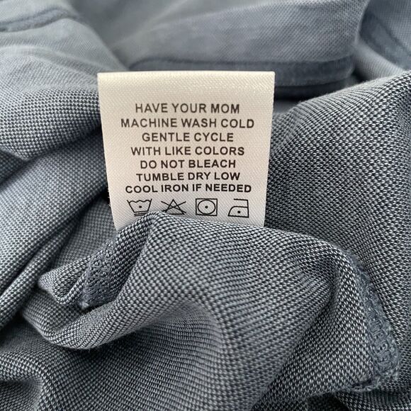 Travis Mathew Polo Shirt Mens Size Large Blue Golf Short Sleeves Pickleball - Picture 8 of 9